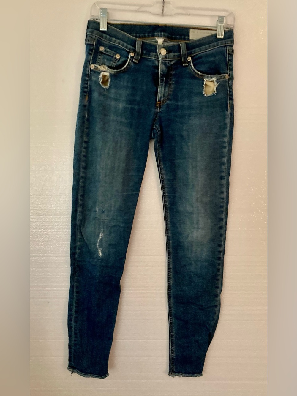 Rag & Bone La Paz Skinny Distressed Jeans Size 27